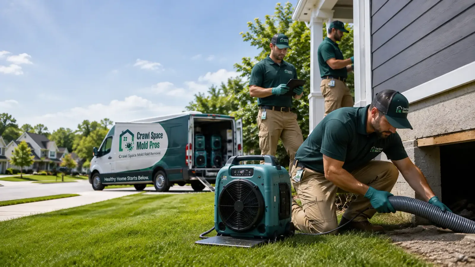 Crawl Space Mold Removal in Grand Blanc, MI